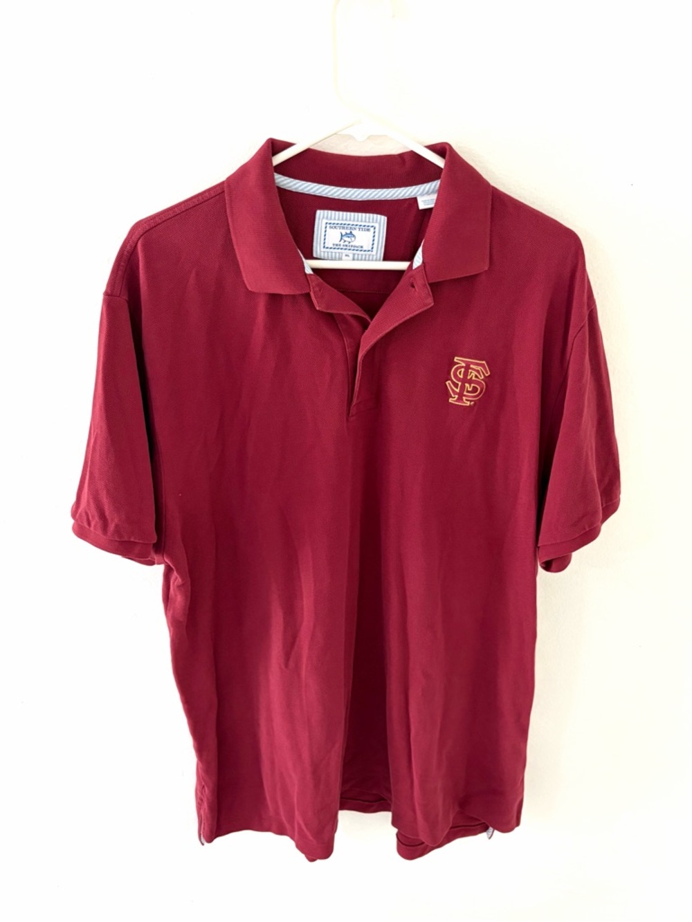Southern Tide The Skipjack FSU Florida State Seminoles Cotton Polo
Size: XL